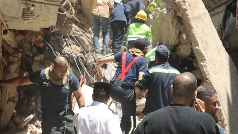 5 حالات وفاة و12 مصابًا.. حصيلة ضحايا انهيار 3 عقارات بحدائق القبة